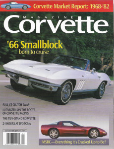 CORVETTE MAGAZINE 2003 JULY - '66 SMALLBLOCK, C5 CLUTCH SWAP, DAYTONA, GEN 3